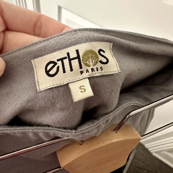 Ethos Paris Pull On Cotton Pants Sz S - Picture 3 of 5